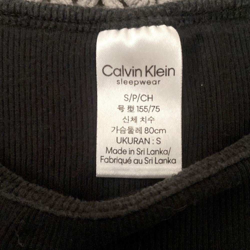 Calvin Klein • Black Ribbed Tank 🖤 - Picture 6 of 8